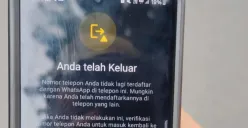 WhatsApp sejumlah pendemo aksi tolak UU TNI di Surabaya dikabarkan diretas oleh pihak yang tidak bertanggungjawab. (Sumber: X/@Greedypasta_)