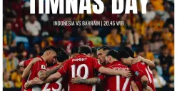 Link live streaming Kualifikasi Piala Dunia 2026 Timnas Indonesia vs Bahrain kick off jam 20.45 WIB. (Sumber: Instagram/@sahabat.timnas)