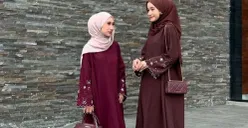 Tren warna baju Lebaran 2025 hadir dengan pilihan elegan dari burgundy hingga cokelat mahogany. Temukan inspirasi warna dan kain yang tepat. (Sumber: Pinterest)