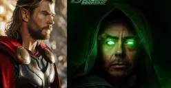 Chris Hemsworth dan Robert Downey jr (Sumber: Pinterest)