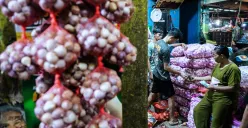 Ilustrasi bahan pangan di Jakarta dipastikan stabil. (Sumber: Poskota/Bilal Nugraha Ginanjar)