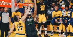 LA Lakers gagal ke semifinal usai menelan kekalahan dari Minnesota Timberwolves, pada Game 5 playoffs NBA 2024-25. (Foto: Instagram/@timberwolves)