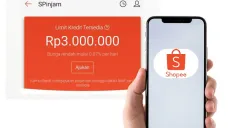 Cara pinjol Rp1.000.000 di Shopee. (Sumber: Poskota/Faiz)