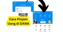Cara pinjam Rp500.000 dari DANA premium. (Sumber: Poskota/Faiz)