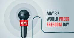 Peringatan Hari Kebebasan Pers Sedunia 2025. (Sumber: Freepik)