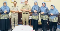 BPJS Kesehatan KC Jakpus bertemu dengan Wali Kota Jakarta Pusat, Arifin.