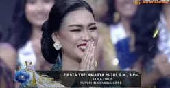 Firsta Yufi Amarta, sarjana psikologi asal Banyuwangi, resmi dinobatkan sebagai Puteri Indonesia 2025. Simak profil, prestasi, dan misi pemberdayaan perempuannya! (Sumber: YouTube/Official Puteri Indonesia)