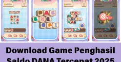 Game penghasil saldo DANA (Sumber: Google Play/Word Tile)