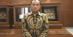 Potret Mensesneg Prasetyo Hadi yang mengapresiasi PLN dalam mengatasi pemadaman listrik di seluruh Bali sekaligus menyampaikan permohonan maaf. (Sumber: Setneg.go.id)