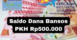 Saldo dana bansos PKH susulan Rp500.000 berhasil dicairkan pemerintah melalui Bank BRI. (Sumber: Poskota/Syania Nurul Lita Baikuni)