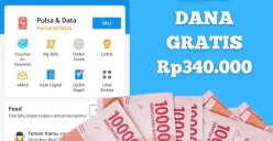 Aplikasi penghasil uang saldo DANA Gratis Rp340.000. (Sumber: Poskota/Syania Nurul Lita Baikuni)