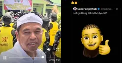 Gubernur Jabar, Dedi Mulyadi mendapat acungan jempol dari Susi Pudjiastuti saat membagikan kondisi siswa di barak militer. (Sumber: Tangkap layar X/@DediMulyadi71)