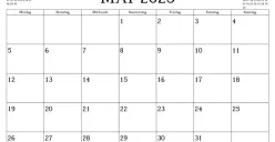 Jadwal libur nasional bulan Mei 2025 (Sumber: Pinterest)