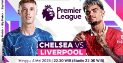 Link live streaming Chelsea vs Liverpool di pekan 35 Premier League musim 2024-25. (Sumber: Vidio)