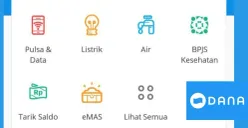Fitur investasi emas di aplikasi DANA. (Sumber: Poskota/Neni Nuraeni/DANA)