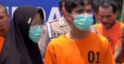 Petugas dan kekasihnya ditangkap usai mencuri uang di SPBU senilai Rp48 juta. (Sumber: Tangkap Layar Instagram/@medsoszone)