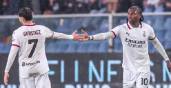 Rafael Leao menunjukkan kualitasnya sebagai pemain kunci dengan terlibat dalam dua gol penting yang memastikan kemenangan AC Milan atas Genoa. (Sumber: Instagram/@acmilan)