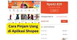 Cara pindar Rp500.000 di aplikasi Shopee dengan mudah dan cepat. (Sumber: Poskota/Faiz)