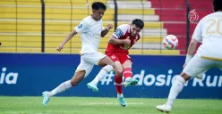 Achmad Maulana Syarif saat membela Arema menghadapi Barito Putera di kompetisi Liga 1 musim 2024-25. (Sumber: LIB)