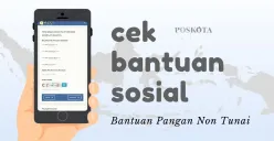 Informasi pengecekan bansos BPNT 2025. (Sumber: Poskota/Della Amelia)