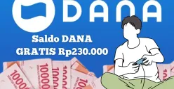 Aplikasi penghasil uang saldo DANA Gratis Rp230.000. (Sumber: Poskota/Syania Nurul Lita Baikuni)