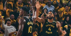 Jimmy Butler tampil apik saat membawa Golden State Warriors mengalahkan Minnesota Timberwolves di game 1 semifinal wilayah barat playoff NBA 2025. (Sumber: Instagram @warriors)