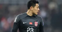 Jelang lawan Timnas Indonesia, kiper utama Timnas China saat ini, performanya akhir-akhir ini sangat mengkhawatirkan. (Sumber: Instagram/@sdts_fc)
