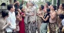 Acara pernikahan Luna Maya dan Maxime Bouttier akan disiarkan secara langsung di YouTube. (Sumber: YouTube/TS Media)
