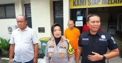 Pelaku penganiayaan, IY, saat diringkus polisi. (Sumber: Dok. Humas Polres Bogor)
