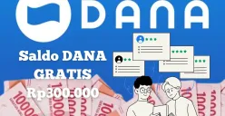 Mengisi survei online bisa klaim saldo DANA Gratis Rp300.000. (Sumber: Poskota/Syania Nurul Lita Baikuni)