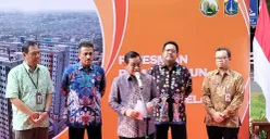 Gubernur Jakarta Pramono Anung saat memberikan pernyataan kepada awak media di Rusun Jagakarsa, Jakarta Selatan, Kamis 8 Mei 2025. (Sumber: Poskota/M. Tegar Jihad)