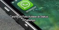 Buat foto kolase di status WhatsApp fitur baru 2025. (Canva)