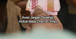 Awas hati-hati sering balas chat DC pinjol penipu. (Canva)