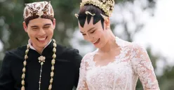 Potret pernikahan Luna Maya dan Maxime Bouttier. (Sumber: Instagram/@lunamaya)