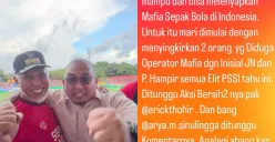 Potret Ander Rosiade yang mendesak PSSI bersihkan mafia bola. (Sumber: Instagram/@andrerosiade)