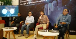 Acara Media Gathering “Improve Productivity and Efficiency Through AI and Data Analytics” di Jakarta, Rabu, 7 Mei 2025. (Sumber: Dok. Telkom Indonesia)