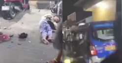 Angkot JakLingko di Cengkareng tabrak pejalan kaki dan pemotor, 3 tewas. Sopir diduga mabuk, warga geram dan amankan pelaku. Polisi tengah selidiki kecelakaan maut ini. (Sumber: Capture Medsos @wargajakbar)