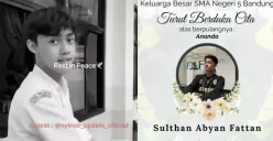 Potret Sulthan Abyan Fattan siswa SMAN 5 Bandung meninggal dunia korban kecelakaan Jl Anggrek Cihapit. (Sumber: Instagram/@nyinyir_update_official/@sman5bandung)