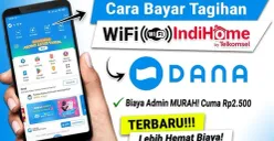 Cara Cek dan Bayar WiFi IndiHome Pakai Aplikasi DANA. (Sumber: YouTube/caratutorial.com)