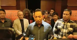 Kapolri Jenderal Listyo Sigit Prabowo saat ditemui di Pusat Perbelanjaan Plaza Senayan, Jakarta Pusat, Jumat, 9 Mei 2025. (Sumber: Poskota/Ali Mansur)