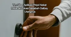 Apakah benar adanya tim siber dari aplikasi pinjol bisa melacak keberadaan nasabah?. (Canva)