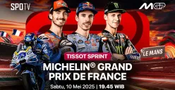 Link live streaming sprint race MotoGP Prancis 2025. (Sumber: Vidio)