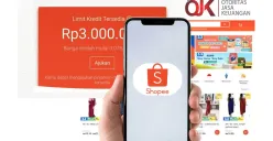 Cuma modal akun Shopee sudah bisa cairkan uang Rp500.000 dengan syarat mudah, pinjol legal berizin OJK pakai Shopee Pinjam. (Sumber: Poskota/Faiz)