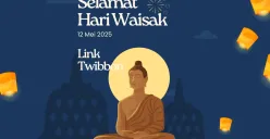 Link Twibbon Hari Raya Waisak 2025 Untuk 12 Mei Lengkap dengan Cara Pakainya (Sumber: Canva/Fanatika Studio/Edited Muhammad Ibrahim)