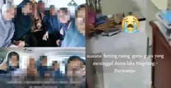 Ruang guru Yayasan As Syafiiyah tampak kosong dan hening setelah tragedi kecelakaan maut yang menewaskan 10 pendidik, 7 Mei 2025. (Sumber: Instagram @lambegosiip)