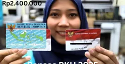 Saldo dana Rp2.400.000 disalurkan per tahun melalui Rekening KKS kepada NIK e-KTP kepemilikan nama Anda yang terverifikasi oleh pemerintah. (Sumber: Poskota/Gabriel Omar Batistuta)