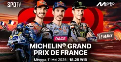 Link live streaming MotoGP Prancis 2025. (Sumber: Vidio)