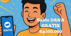 Cara klaim saldo DANA Gratis Rp350.000. (Sumber: Poskota/Syania Nurul Lita Baikuni)