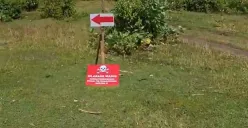 Lokasi ledakan di Garut Selatan pada Senin, 12 Mei 2025. (Sumber: X/@umbisambat)