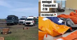 Potret tragedi pemusnahan amunisi kadaluwarsa di Cibalong, Garut, Jawa Barat. (Sumber: Instagram/@sekitarpameungpeuk)